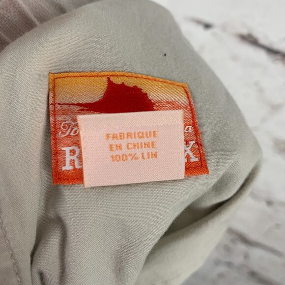 Tommy Bahama Relax Men's 2XB 100% Linen Cargo Pants Cream Beige Beach Vacation - Picture 5 of 7